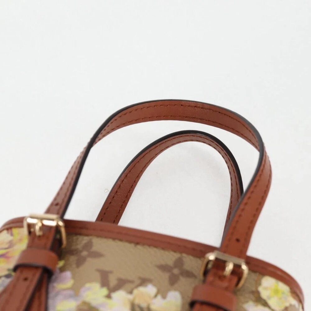 LOUIS VUITTON LV Garden Nano Bucket Shoulder Bag Beige M81724 LV Auth 130468SM - Picture 8 of 15